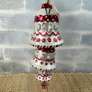 2002 Retired Christopher Radko "Wintermint Whimsy Bells" Glass blown Ornament - Picture 1 of 20