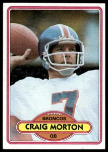 1980 Topps #105 Craig Morton Denver Broncos - Picture 1 of 2
