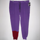 Neuf avec étiquettes pantalon médical de soins infirmiers Pledge 5 violet bourguignon jogger gommage jogger 3XL
