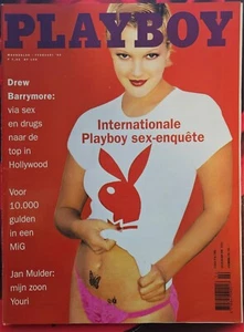 Playboy Magazine Netherlands February 1995 Drew Barrymore, Lisa Marie Scott - Imagen 1 de 15
