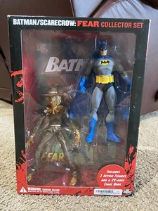 DC Direct Batman/Scarecrow Fear Collector Set w/Comic Book New in Box Sealed - Picture 1 of 6