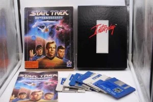BIG BOX STAR TREK 25TH ANNIVERSARY PC GAME IBM TANDY floppy DISKS INTERPLAY 1991 - Picture 1 of 4