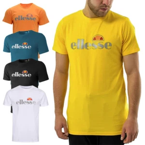 ELLESSE GINITI 2 Mens T Shirts Short Sleeve Crew Neck Casual Cotton Summer Tee - Picture 1 of 28