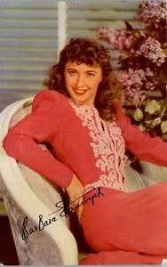 Vintage Celebrity Movie Star Postcard Actress Barbara Stanwick - Picture 1 of 4