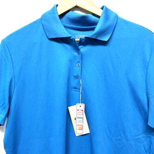 Core 365 Women’s XL Electric Blue Golf Polo Moisture Wicking Active New - Picture 1 of 6