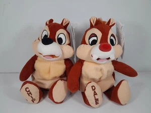 Walt Disney World Exclusive Chip & Dale Chipmunk Bean Bag Plush NWT - Picture 1 of 11