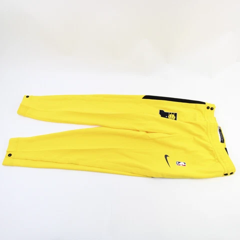 Indiana Pacers Nike NBA Authentics Dri-Fit Athletic Pants Men's Gold/Black New Cover