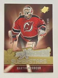 2005-06 Upper Deck SPx Hockey SPxcitement Insert #XS-MB Martin BRODEUR /499