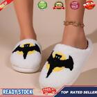 Cartoon Bat Slippers Cozy Fuzzy Slippers Breathable for Winter Home Living Room