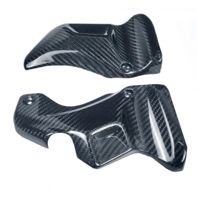 Carenado de tanque 100 % fibra de carbono real para 2018-2025 Z900RS, cubierta lateral del radiador Foto 1 de 3