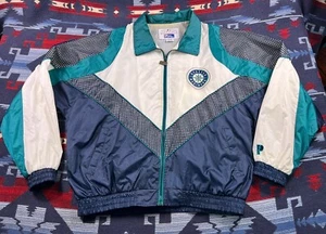 RARE Vintage 90s Seattle Mariners MLB Windbreaker Jacket Pro Player Tag Gr. XL - Bild 1 von 13
