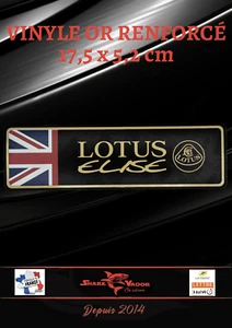 2 Aufkleber Sticker schwarz GOLD LOTUS ELISE S1 - Bild 1 von 1