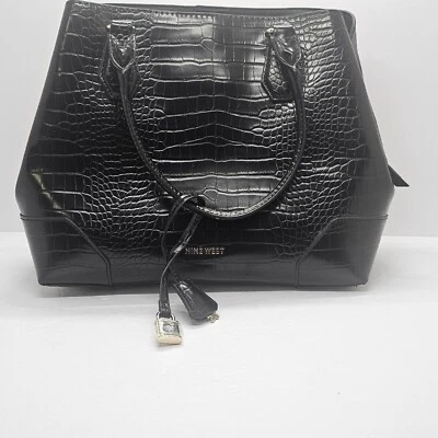 NINE WEST - Brooklyn Jet Set Carryall - Black, Beautiful Barely Used - Image 1 of 4