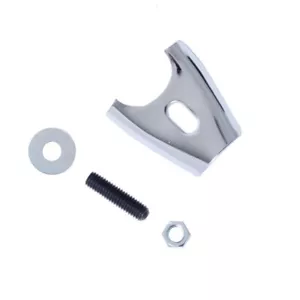 SB & BB Chevy Distributor Clamp Race Style Hold Down SBC BBC V8 HEI Chrome - Foto 1 di 1