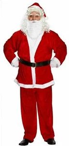 XXL Mens Big Santa Claus Costume Festive Father Christmas Xmas Fancy Adult Dress - Picture 1 of 1