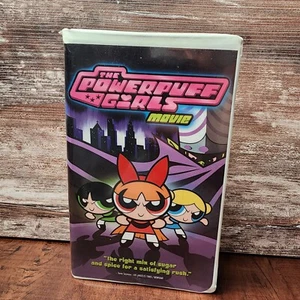 The Powerpuff Girls Movie - VHS, 2002 Cartoon Network Y2k Clamshell Rare Oop - Picture 1 of 4