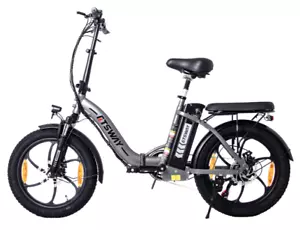 E-Bike Elektrofahrrad 20 Zoll 3.0 Fat-Reifen Klapprad,250W/36V Motor,12AH Akku - Bild 1 von 18