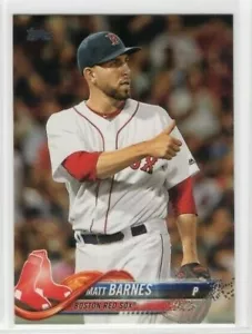 Matt Barnes 2018 Topps Series 1 Baseball Base Common #152 Boston Red Sox - Picture 1 of 1