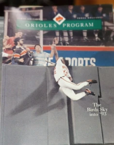 Baltimore Orioles 1993 programa Gameday primera edición - Imagen 1 de 1