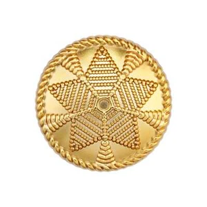 5Pcs Vintage Metal Buttons Star Design for Crafts & Fashion Sewing diy 15-23mm - Picture 1 of 6