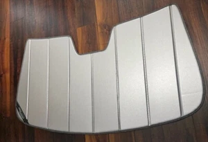 Used Silver CoverCraft Folding Sun Shade for Chevy Traverse 2018-2024 UV11538SVU - Picture 1 of 20