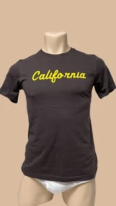 Camiseta H.E.Arts CALIFERIA estampado personalizado hombre marrón algodón talla M L - Imagen 1 de 10