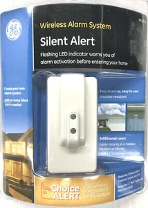 New GE Silent Alert Wireless Alarm System/Flashing LED Indicator-Door/Windows - Picture 1 of 5