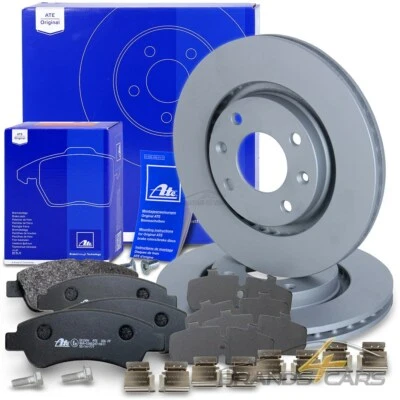 ATE BREMSSCHEIBEN +BELÄGE VORNE FÜR CITROEN BERLINGO DS OPEL CORSA F PEUGEOT 206 - Bild 1 von 4