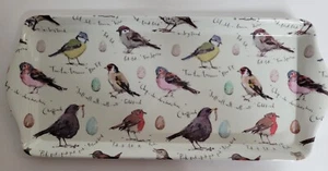 15" x 7"  Bird Song Horderves Tray Crackers Madeleine Floyd by Ulster Weavers - Picture 1 of 7
