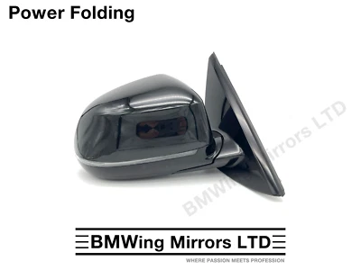 ESPEJO RETROVISOR DERECHO BMW X6 F16 LADO CONDUCTOR 5 PINES ELÉCTRICO PLEGABLE / NEGRO ZAFIRO Foto 1 de 4