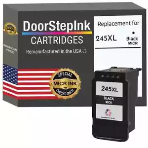Cartuchos de tinta compatibles DoorStepInk para Canon PG-245XL negro MICR-USA - Imagen 1 de 5