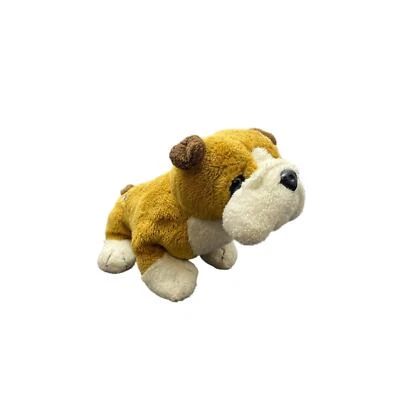Webkinz Ganz Bulldog Lil'Kinz HS126 Plush Stuffed Toy Animal Brown Dog Puppy - Image 1 of 4
