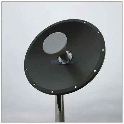 2*24dBi Long Range 300Mbps 5.8G WiFi Wlan MIMO Grid Parabolic Antenna 802.11A/N - Image 1 of 2
