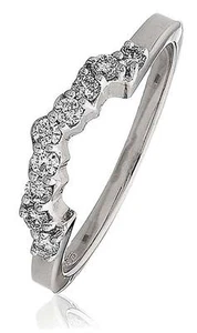 Diamond Ring fits "Boat" Cluster Ring FVS 0.25ct Brilliant in 18ct White Gold - Picture 1 of 1