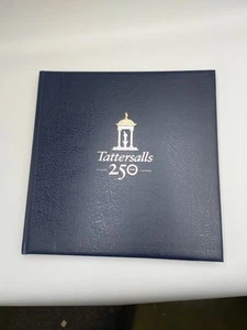Tattersalls 250 Years Anniversary Hardback Leather Souvenir Book - Picture 1 of 6
