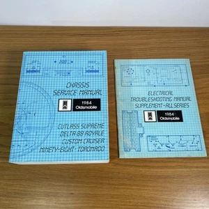 Oldsmobile Shop Service Manual Cutlass Supreme 88 98 Custom Cruiser 1984 - Imagen 1 de 11