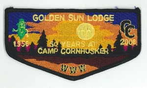 USA BOY SCOUTS OF AMERICA - OA GOLDEN SUN LODGE 492 60 ANN 2006 SCOUT FLAP PATCH - Picture 1 of 2