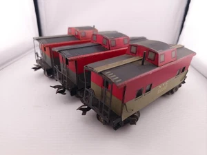 *READ* Lot  of 3 Vintage Marx O Scale New York Central NYC Tin Caboose Car 20102 - Picture 1 of 24