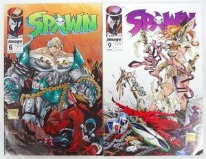 Image Comics 1992 Spawn Issues #6 & #9 First Appearance Angela w/ Poster! - Picture 1 of 23