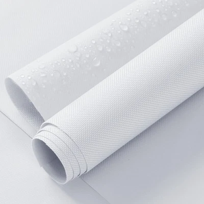 100% Waterproof Canvas Fabric w/ PVC Coating 600D Elastic for Marine Awning Tent - Image 1 of 4