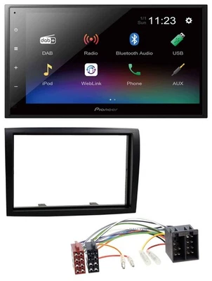 Pioneer USB Bluetooth DAB 2DIN MP3 Autoradio für Fiat Ducato Citroen Jumper Peug - Bild 1 von 4