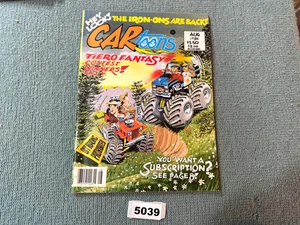 CARtoons Magazine Aug. 1984 Issue near mint with insert!  5039 - Picture 1 of 4