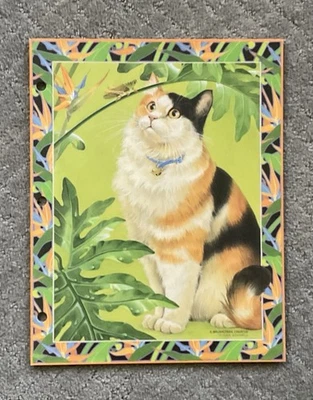 Carpeta de hidromiel vintage años 90 Sophisticats gatito gato Vivian Boswell Foto 1 de 4