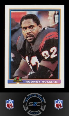 Rodney Holman - 1991 Bowman Card# 81 - Image 1 of 2