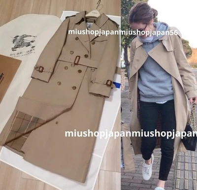 Gabardina BURBERRY Auténtica BURBERRY LONDON Media con Cinturón y Forro Beige Claro 38/S Foto 1 de 4