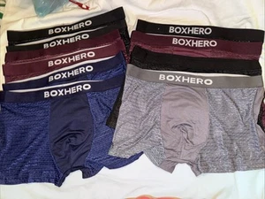 Box Hero Bamboo Boxer Briefs XX-Large 10 Pack Built In 3 D Pouch Breathable New - Picture 1 of 5