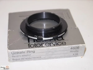 Objektiv-Umkehrring Hama for Minolta Macro-Fotografie Lens E55 Thread 55 MM - Picture 1 of 1