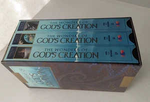 The Wonders of God's Creation 3 VHS Set: Human Life Animal Kingdom Planet Earth - Imagen 1 de 12