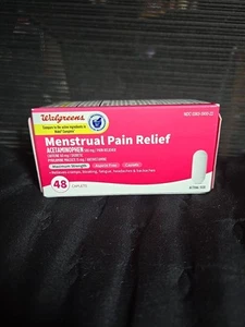 Walgreens Menstrual Pain Relief Acetaminophen 500 Mg PAIN RELIEVER Exp.06/2026 - Picture 1 of 5