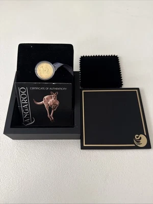 2024 Perth Mint 1/4oz Gold Proof Kangaroo Coin 500 Coin Mintage Box + COA - Image 1 of 4